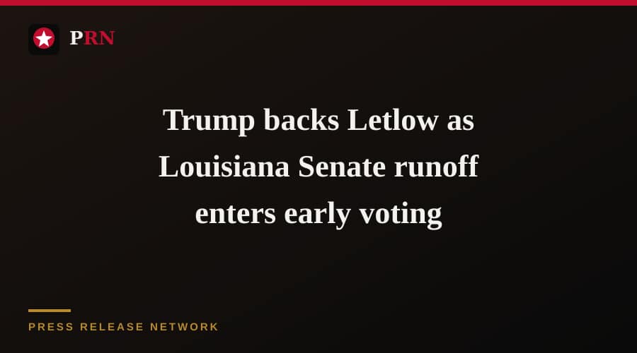 Trump backs Letlow as Louisiana Senate runoff enters early voting