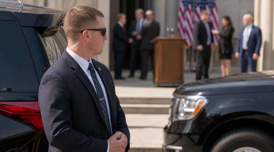 Secret Service Agent on Vance Detail Suspended Over Leaks to MS Now